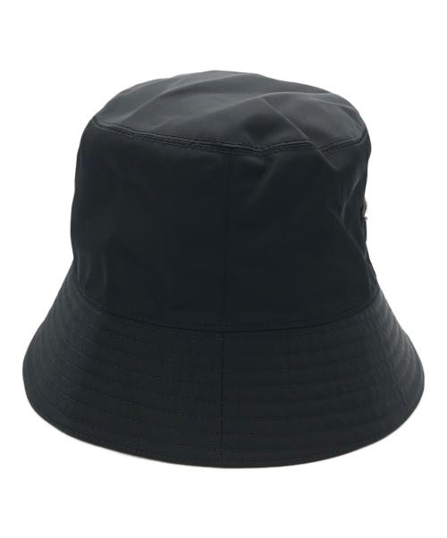 PRADA（プラダ）PRADA (プラダ) Re-Nylon バケットハット ブラック サイズ:Mの古着・服飾アイテム