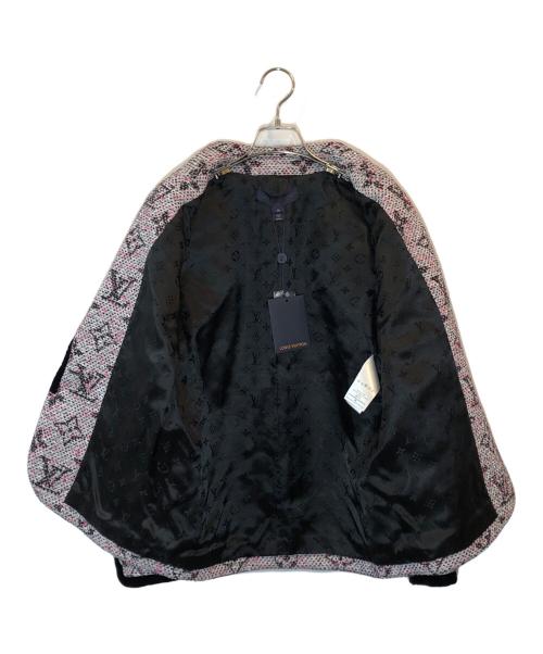 LOUIS VUITTON（ルイ ヴィトン）LOUIS VUITTON (ルイ ヴィトン) モノグラムツイードプレッピーブレザー ピンク サイズ:36の古着・服飾アイテム