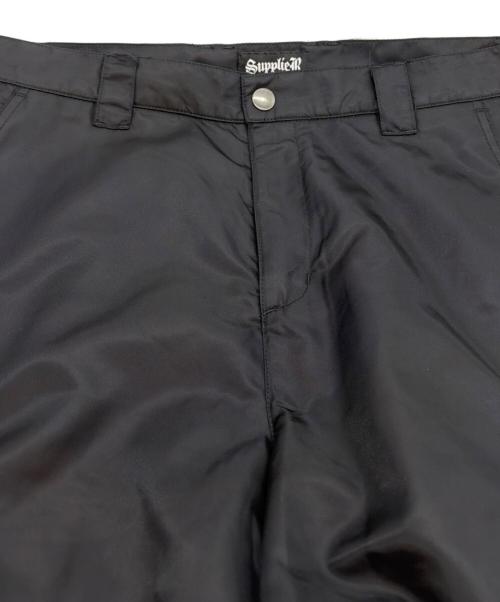 SUPPLIER（サプライヤー）SUPPLIER (サプライヤー) 3D Pocket Detail Cargo Pants ブラック サイズ:Lの古着・服飾アイテム