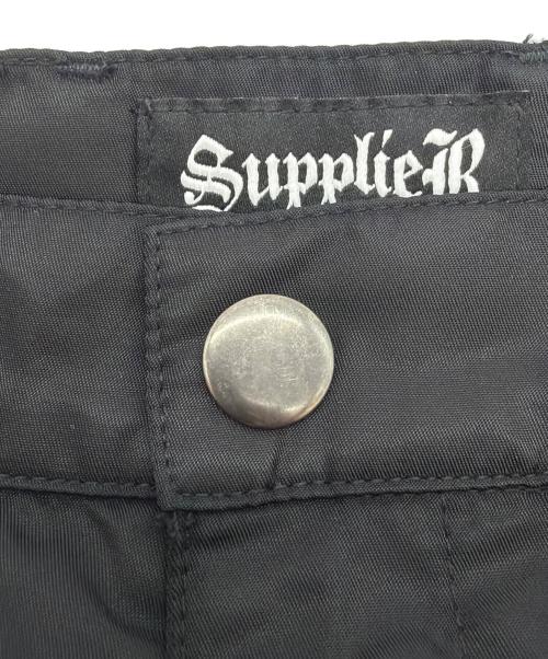 SUPPLIER（サプライヤー）SUPPLIER (サプライヤー) 3D Pocket Detail Cargo Pants ブラック サイズ:Lの古着・服飾アイテム