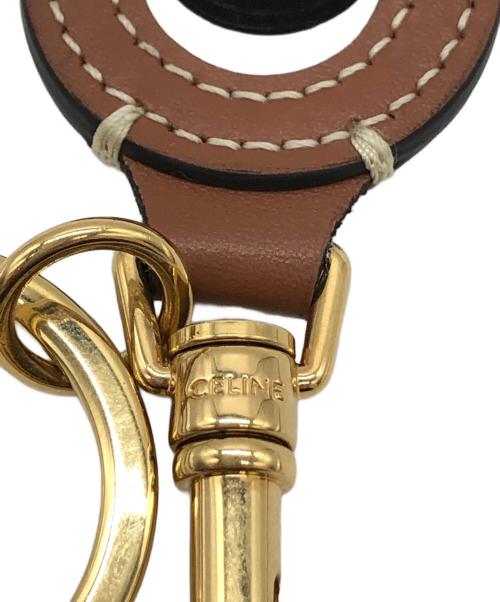 CELINE（セリーヌ）CELINE (セリーヌ) パンチング キーリング チャーム ブラウン サイズ:下記参照の古着・服飾アイテム