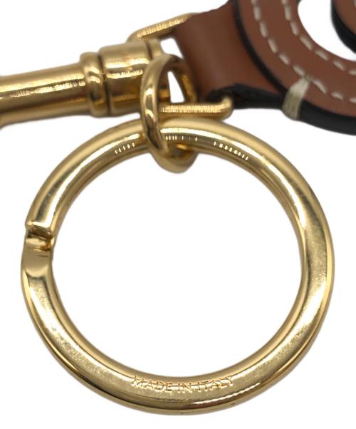 CELINE（セリーヌ）CELINE (セリーヌ) パンチング キーリング チャーム ブラウン サイズ:下記参照の古着・服飾アイテム