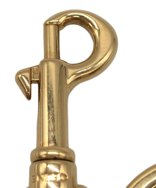 CELINE（セリーヌ）CELINE (セリーヌ) パンチング キーリング チャーム ブラウン サイズ:下記参照の古着・服飾アイテム