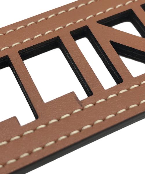 CELINE（セリーヌ）CELINE (セリーヌ) パンチング キーリング チャーム ブラウン サイズ:下記参照の古着・服飾アイテム