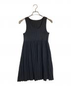 PLEATS PLEASEプリーツプリーズ）の古着「ノースリーブワンピース」｜ブラック