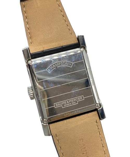 BAUME & MERCIER（ボームアンドメルシエ）BAUME & MERCIER (ボームアンドメルシエ) パンプトンオートマティック シルバーの古着・服飾アイテム