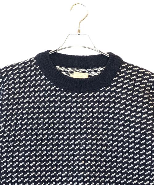 L.L.Bean（エルエルビーン）L.L.Bean (エルエルビーン) バーズアイニット ネイビー サイズ:MEDIUMの古着・服飾アイテム