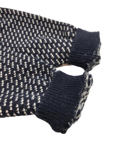 L.L.Bean（エルエルビーン）L.L.Bean (エルエルビーン) バーズアイニット ネイビー サイズ:MEDIUMの古着・服飾アイテム