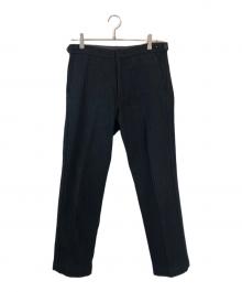 COMME des GARCONS HOMME PLUS（コムデギャルソンオムプリュス）の古着「ウールパンツ」｜ブラック