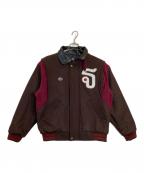 SOL soonerorlaterスーナーオアレイター）の古着「VARSITY JACKET」｜ブラウン