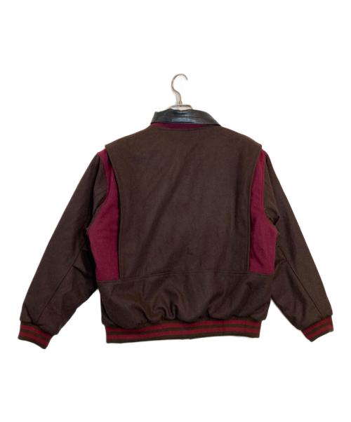 SOL soonerorlater（スーナーオアレイター）SOL soonerorlater (スーナーオアレイター) VARSITY JACKET ブラウン サイズ:Mの古着・服飾アイテム