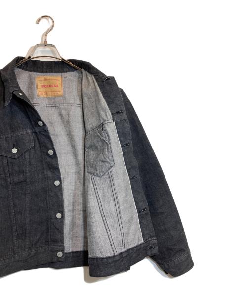 WORKERS（ワーカーズ）WORKERS (ワーカーズ) 3rdブラックデニムジャケット 1stシルエット ブラック サイズ:42の古着・服飾アイテム
