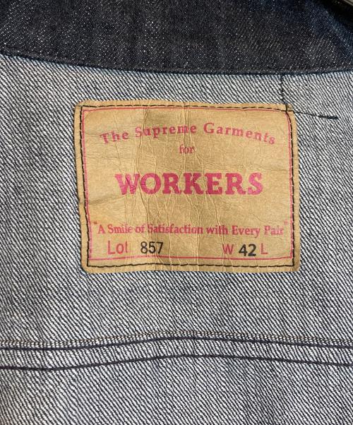 WORKERS（ワーカーズ）WORKERS (ワーカーズ) 3rdブラックデニムジャケット 1stシルエット ブラック サイズ:42の古着・服飾アイテム