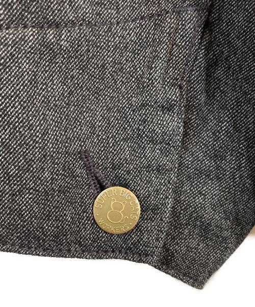WORKERS（ワーカーズ）WORKERS (ワーカーズ) SUPER BIG CATS ワークジャケット ブラック サイズ:42の古着・服飾アイテム