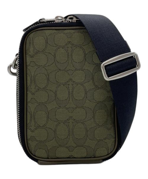 COACH（コーチ）COACH (コーチ) スタントン クロスボディ・シグネチャー ジャカード カーキの古着・服飾アイテム