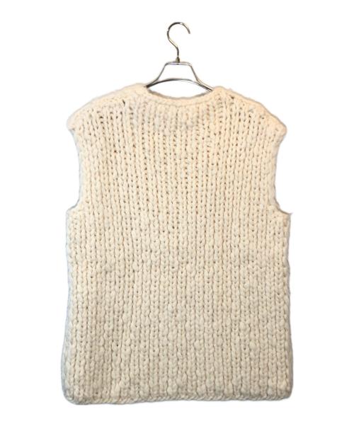 Acne studios（アクネ ストゥディオス）ACNE STUDIOS (アクネ ストゥディオス) Klima Wool Sleeveless Sweater ベージュ サイズ:SIZE XLの古着・服飾アイテム