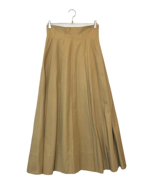 Whim Gazette（ウィムガゼット）Whim Gazette (ウィムガゼット) フレアチノスカート ベージュ サイズ:Fの古着・服飾アイテム
