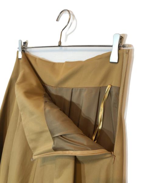 Whim Gazette（ウィムガゼット）Whim Gazette (ウィムガゼット) フレアチノスカート ベージュ サイズ:Fの古着・服飾アイテム