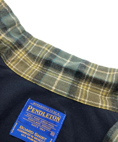 PENDLETON（ペンドルトン）PENDLETON (ペンドルトン) BOARD SHIRT グリーン サイズ:Mの古着・服飾アイテム