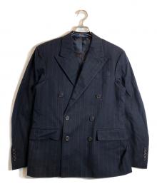 POLO RALPH LAUREN（ポロ・ラルフローレン）の古着「ダブルテーラードジャケット」｜ネイビー