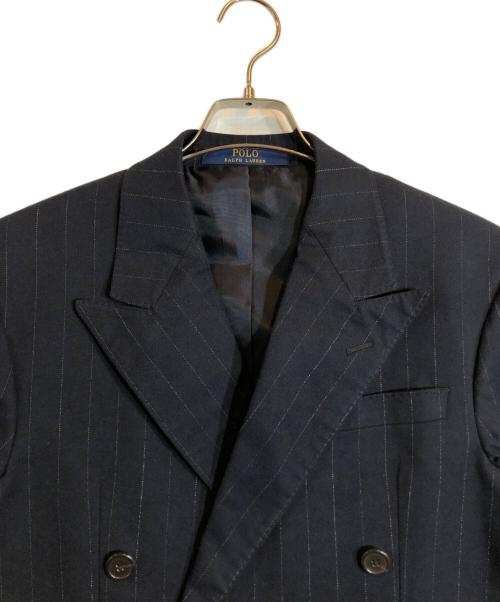 POLO RALPH LAUREN（ポロ・ラルフローレン）POLO RALPH LAUREN (ポロ・ラルフローレン) ダブルテーラードジャケット ネイビー サイズ:38Sの古着・服飾アイテム