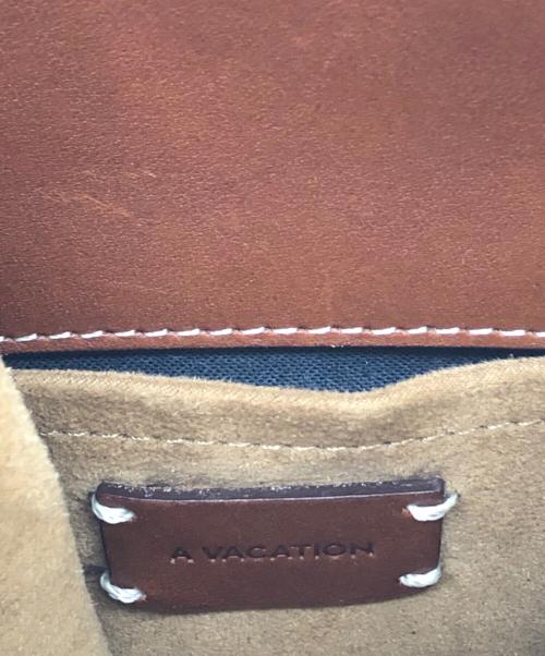 A VACATION（ア ヴァケーション）A VACATION (ア ヴァケーション) ペイズリー柄2WAYショルダーバッグ ブラウンの古着・服飾アイテム