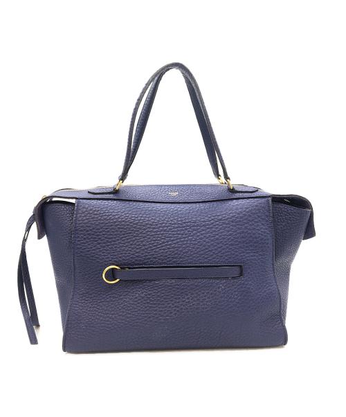 CELINE（セリーヌ）CELINE (セリーヌ) リングバッグ ブルーの古着・服飾アイテム
