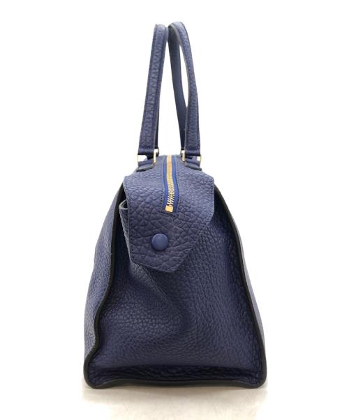 CELINE（セリーヌ）CELINE (セリーヌ) リングバッグ ブルーの古着・服飾アイテム