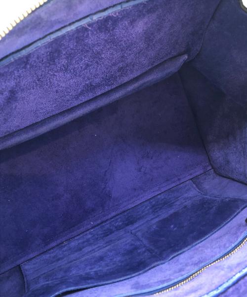 CELINE（セリーヌ）CELINE (セリーヌ) リングバッグ ブルーの古着・服飾アイテム