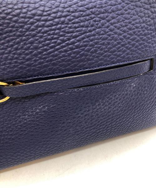 CELINE（セリーヌ）CELINE (セリーヌ) リングバッグ ブルーの古着・服飾アイテム