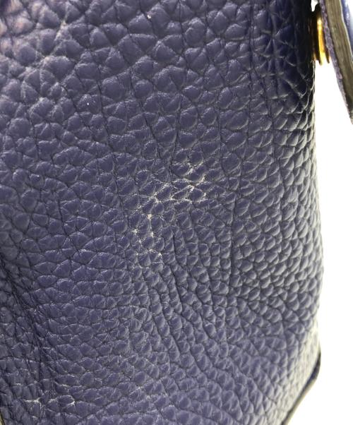 CELINE（セリーヌ）CELINE (セリーヌ) リングバッグ ブルーの古着・服飾アイテム