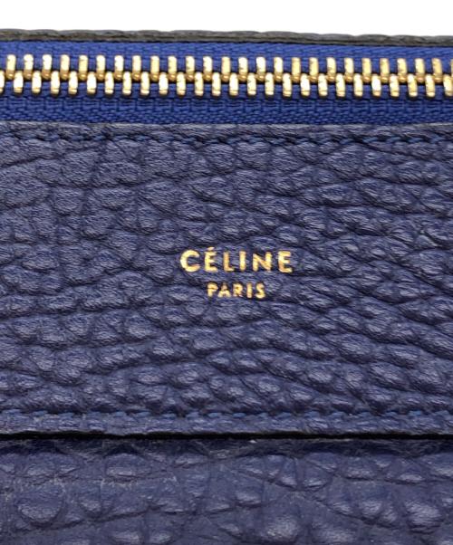 CELINE（セリーヌ）CELINE (セリーヌ) リングバッグ ブルーの古着・服飾アイテム