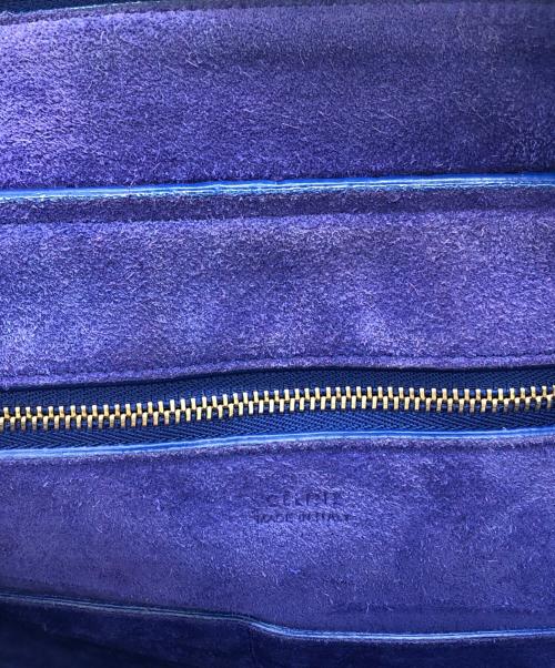 CELINE（セリーヌ）CELINE (セリーヌ) リングバッグ ブルーの古着・服飾アイテム