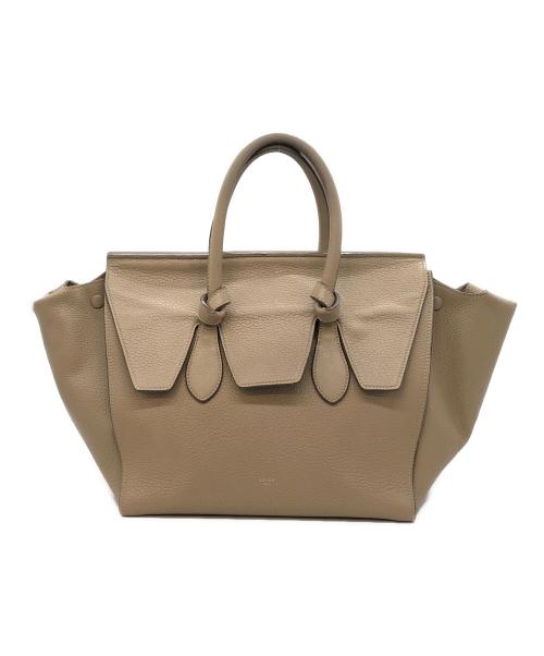 CELINE（セリーヌ）CELINE (セリーヌ) タイバッグ ベージュの古着・服飾アイテム