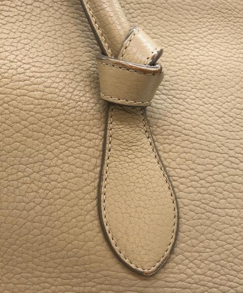 CELINE（セリーヌ）CELINE (セリーヌ) タイバッグ ベージュの古着・服飾アイテム