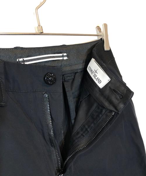 STONE ISLAND（ストーンアイランド）STONE ISLAND (ストーンアイランド) ストレッチパンツ ブラック サイズ:W28の古着・服飾アイテム