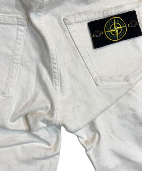 STONE ISLAND（ストーンアイランド）STONE ISLAND (ストーンアイランド) デニムパンツ ホワイト サイズ:W28の古着・服飾アイテム