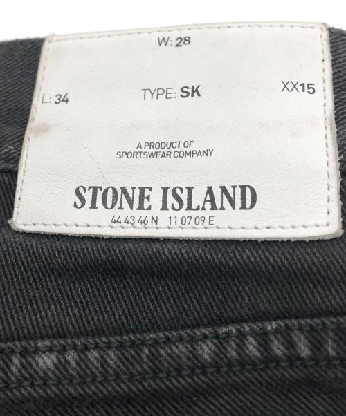 STONE ISLAND（ストーンアイランド）STONE ISLAND (ストーンアイランド) デニムパンツ ブラック サイズ:SIZE 71cm (W28)の古着・服飾アイテム