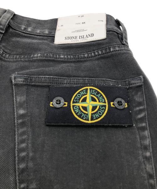 STONE ISLAND（ストーンアイランド）STONE ISLAND (ストーンアイランド) デニムパンツ ブラック サイズ:SIZE 71cm (W28)の古着・服飾アイテム