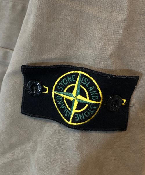STONE ISLAND（ストーンアイランド）STONE ISLAND (ストーンアイランド) パッチ付きモールスキンシャツ ベージュ サイズ:SIZE XSの古着・服飾アイテム