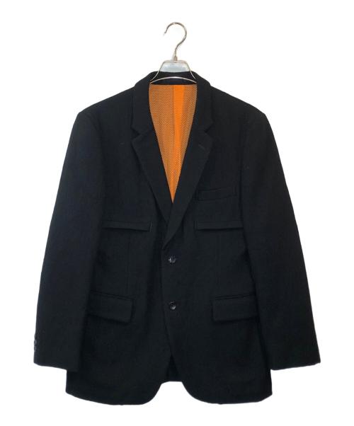 COMME des GARCONS HOMME PLUS（コムデギャルソンオムプリュス）COMME des GARCONS HOMME PLUS (コムデギャルソンオムプリュス) ジップギミックテーラードジャケット ブラック サイズ:SIZE Mの古着・服飾アイテム