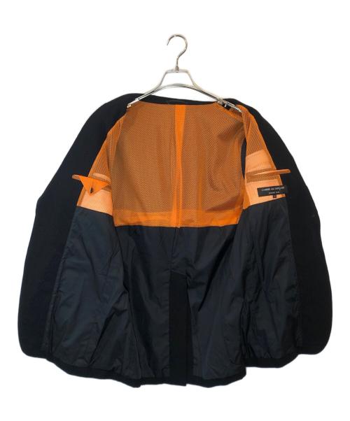 COMME des GARCONS HOMME PLUS（コムデギャルソンオムプリュス）COMME des GARCONS HOMME PLUS (コムデギャルソンオムプリュス) ジップギミックテーラードジャケット ブラック サイズ:SIZE Mの古着・服飾アイテム