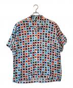 GOODENOUGH×FINESSEグッドイナフ×フィネス）の古着「レーヨンオープンカラーシャツ」｜マルチカラー