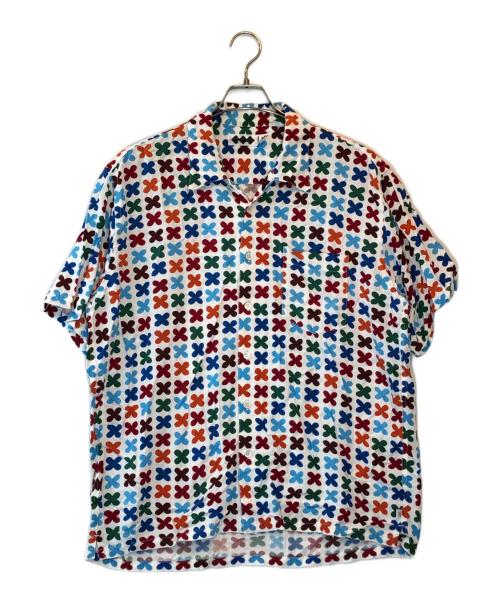 GOODENOUGH（グッドイナフ）GOODENOUGH (グッドイナフ) finesse (フィネス) レーヨンオープンカラーシャツ マルチカラー サイズ:Mの古着・服飾アイテム
