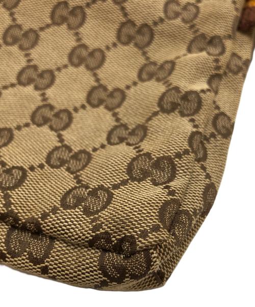 GUCCI（グッチ）GUCCI (グッチ) GGキャンバスウエストポーチ ベージュの古着・服飾アイテム