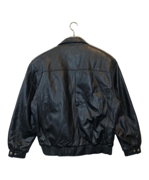 BOSS HUGO BOSS（ボス ヒューゴボス）BOSS HUGO BOSS (ボス ヒューゴボス) ライナー付きレザージャケット ブラック サイズ:SIZE Lの古着・服飾アイテム