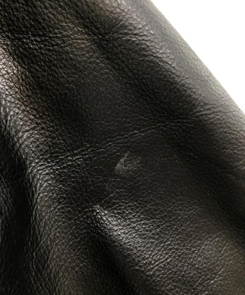BOSS HUGO BOSS（ボス ヒューゴボス）BOSS HUGO BOSS (ボス ヒューゴボス) ライナー付きレザージャケット ブラック サイズ:SIZE Lの古着・服飾アイテム