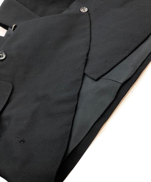 COMME des GARCONS HOMME DEUX（コムデギャルソン オム ドゥ）COMME des GARCONS HOMME DEUX (コムデギャルソン オム ドゥ) ウールセットアップスーツ ブラック サイズ:SIZE Mの古着・服飾アイテム