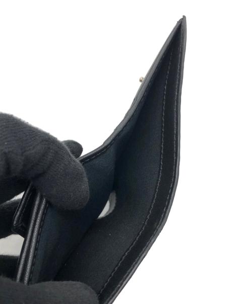 Vivienne Westwood（ヴィヴィアンウエストウッド）Vivienne Westwood (ヴィヴィアンウエストウッド) SAFFIANO 2つ折り財布 ブラック サイズ:下記参照の古着・服飾アイテム