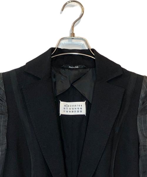 Maison Margiela（メゾンマルジェラ）Maison Margiela (メゾンマルジェラ) 切替テーラードジャケット ブラック サイズ:38の古着・服飾アイテム